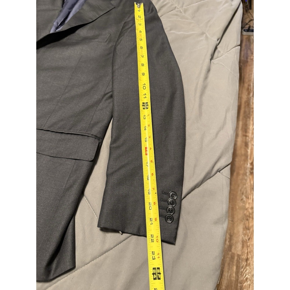 Suitsupply Napoli Vitale Barberis Canonico Blazer Navy Blue Size 38R Damaged - Picture 3 of 9